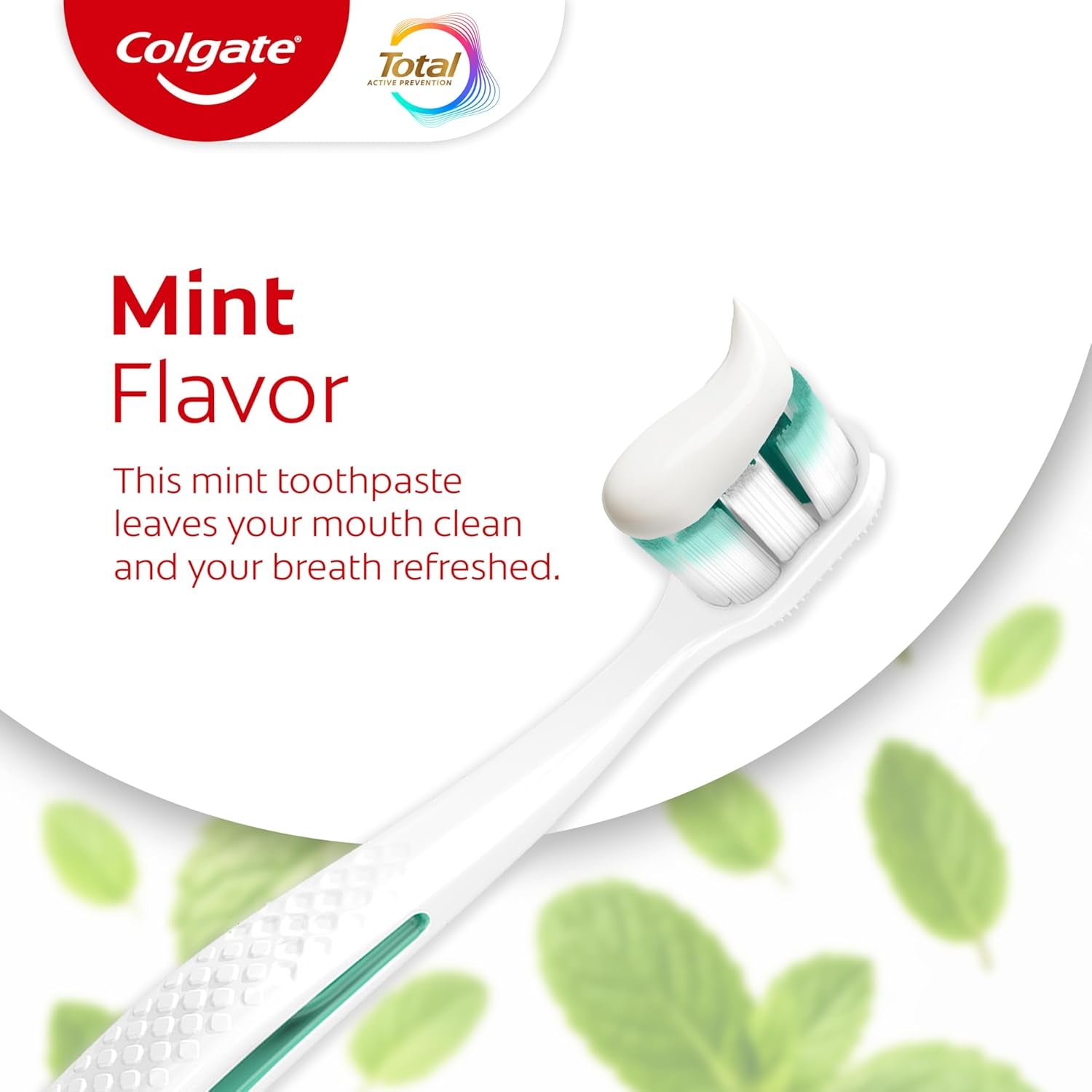 Total Active Prevention Clean Mint Toothpaste, Anticavity Fluoride Toothpaste, Clinically Proven Formula That Fights Plaque Bacteria, Mint, 4 Pack, 5.1 Oz